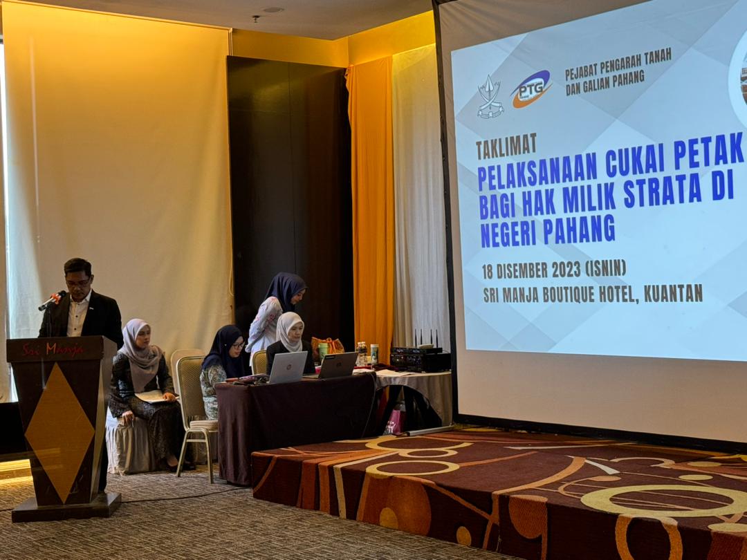 Taklimat Pelaksananaan Cukai Petak Taklimat Pelaksananaan Cukai Petak