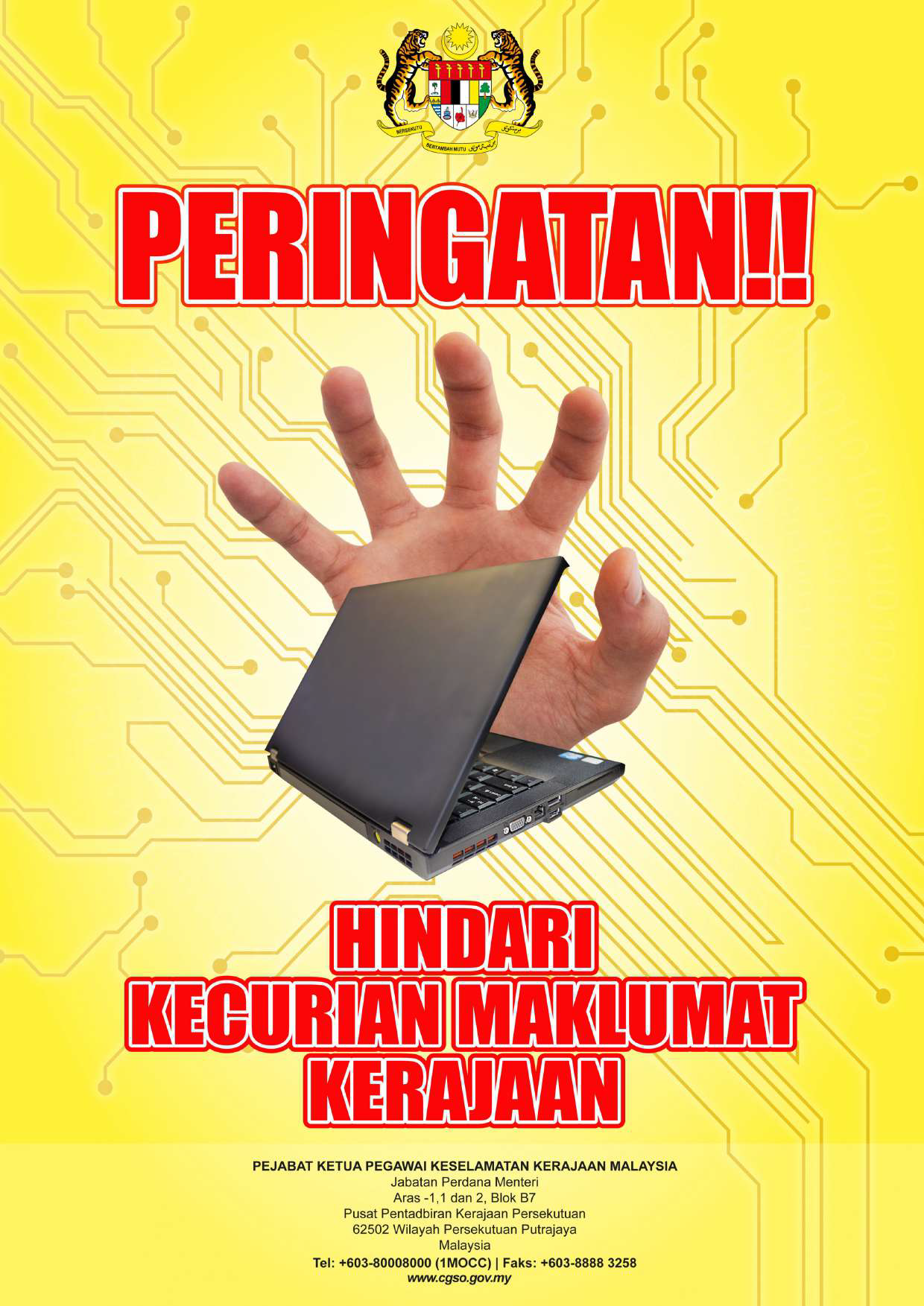 Hindari Kecurian Maklumat Kerajaan