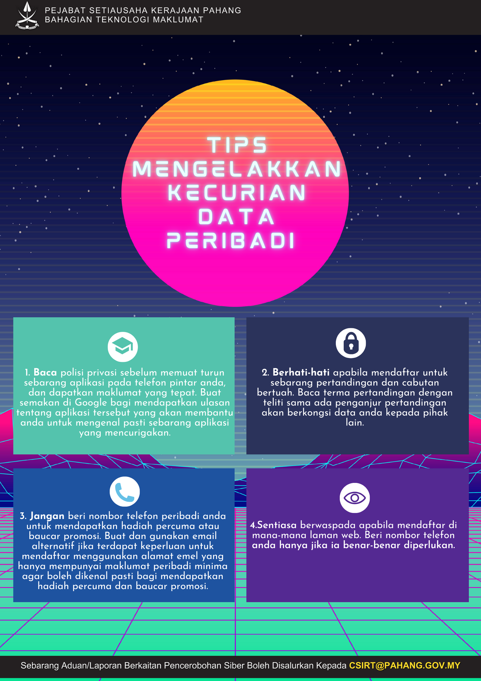 Tips Mengelakkan Kecurian Data Peribadi