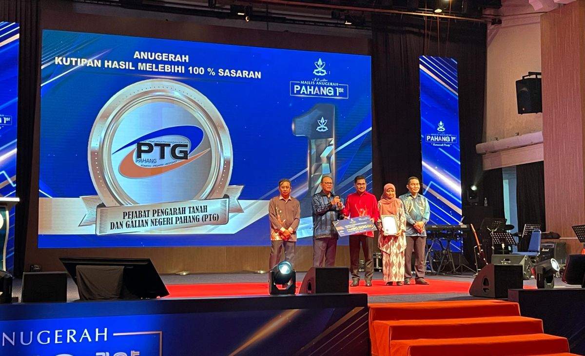 PTG Pahang Gondol 4 Anugerah dalam Majlis Anugerah Pahang 1st Tahun 2023