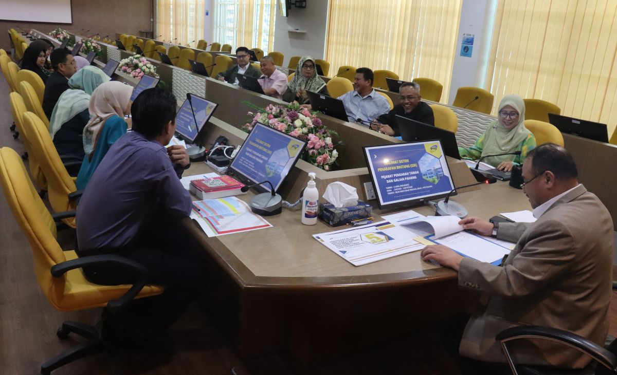 Taklimat Sistem Penarafan Bintang (SSR) Pejabat Pengarah Tanah Dan Galian Pahang
