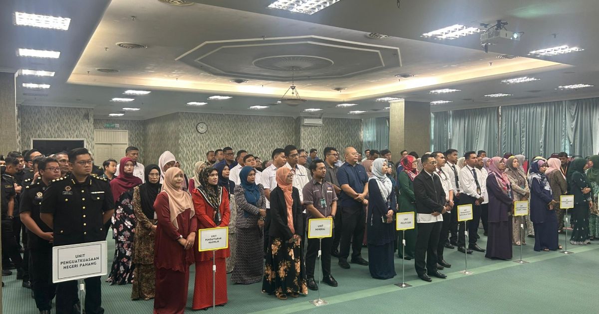 Program Perhimpunan Bulanan Pejabat Pengarah Tanah dan Galian Pahang